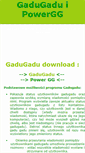 Mobile Screenshot of gadugadu.kawiarenka.pl